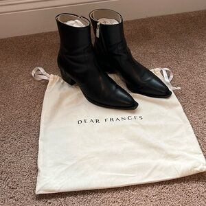 Dear Frances River Boots Black leather Ankle Boots - 38